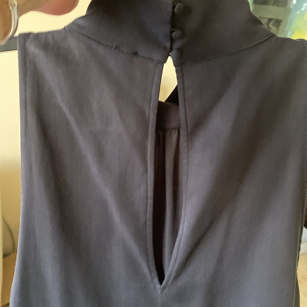 Free People Black Palm Breeze Mock Neck Top | XS | - Picture 5 of 11